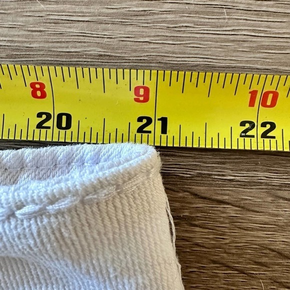 Almost Famous Destroyed Distressed White Studded Rhinestone Boyfriend Jeans 20 - Picture 10 of 13